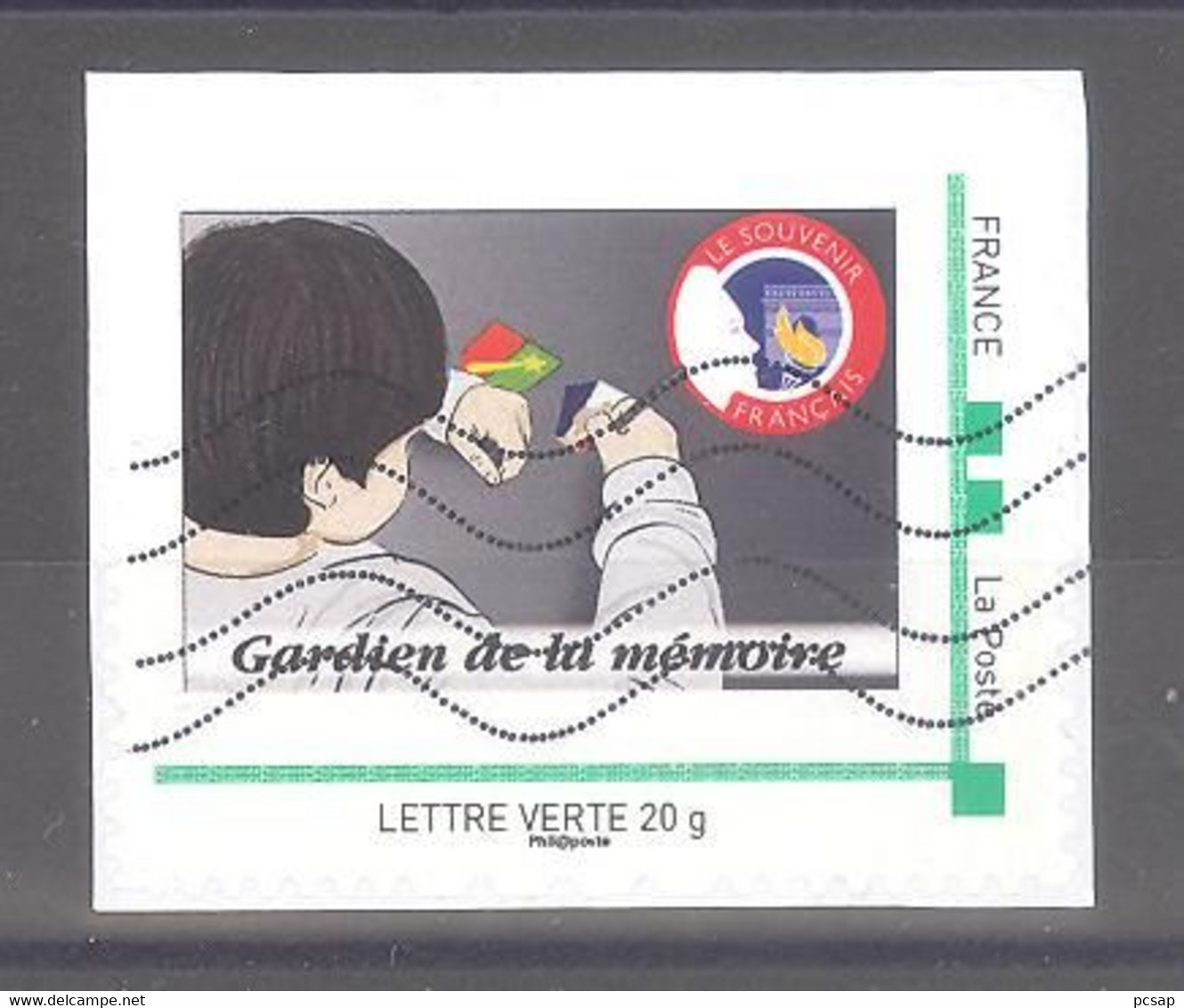 France Collector Oblitéré (Gardien De La Mémoire) (lignes Ondulées) - Collectors