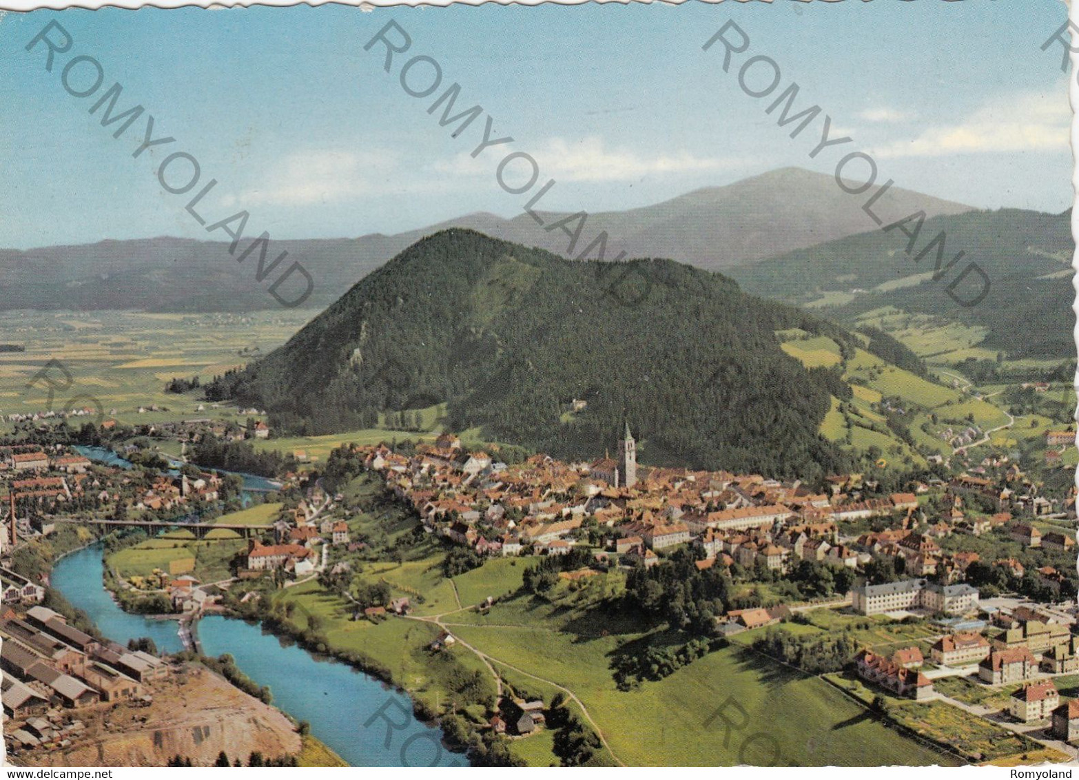 CARTOLINA  JUDENBURG M.739,STYRIE,AUSTRIA,SEEHOHE,STEIERMARK,VIAGGIATA 1960 - Judenburg