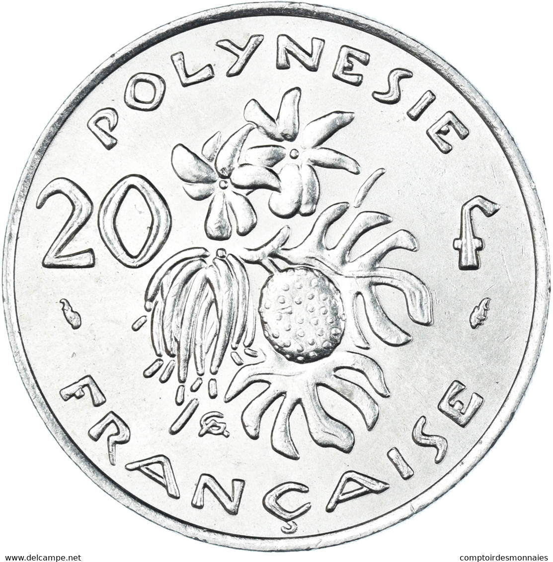 Monnaie, Polynésie Française, 20 Francs, 1975 - Frans-Polynesië