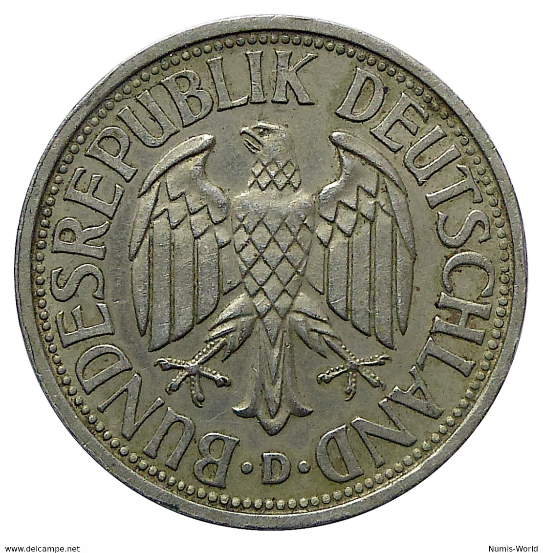 ALLEMAGNE 2 Deutsche Mark 1951 D - 2 Marchi