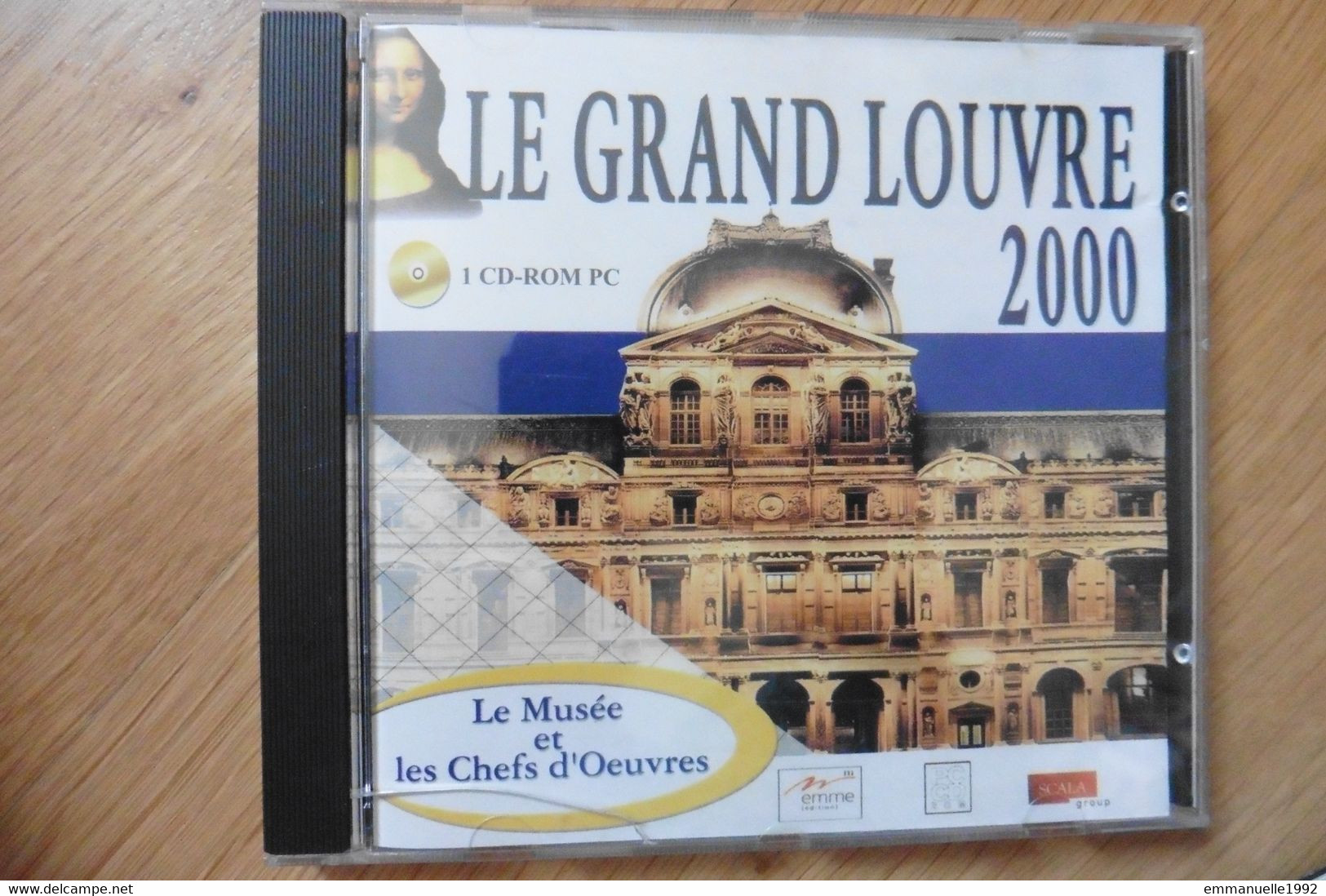 Lot 2 CD Rom PC Le Grand Louvre 2000 Le Musée Et Ses Chefs D'oeuvre Histoire Art - Other Book Accessories