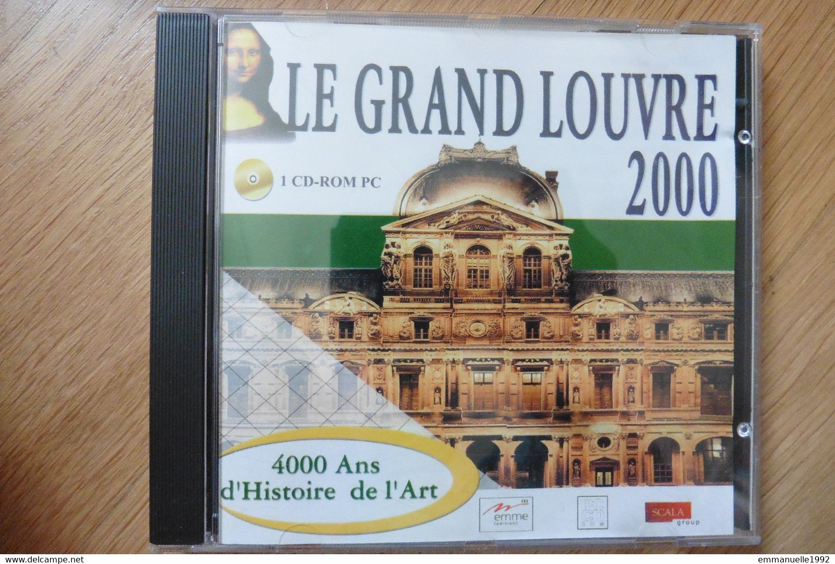 Lot 2 CD Rom PC Le Grand Louvre 2000 Le Musée Et Ses Chefs D'oeuvre Histoire Art - Otros Accesorios