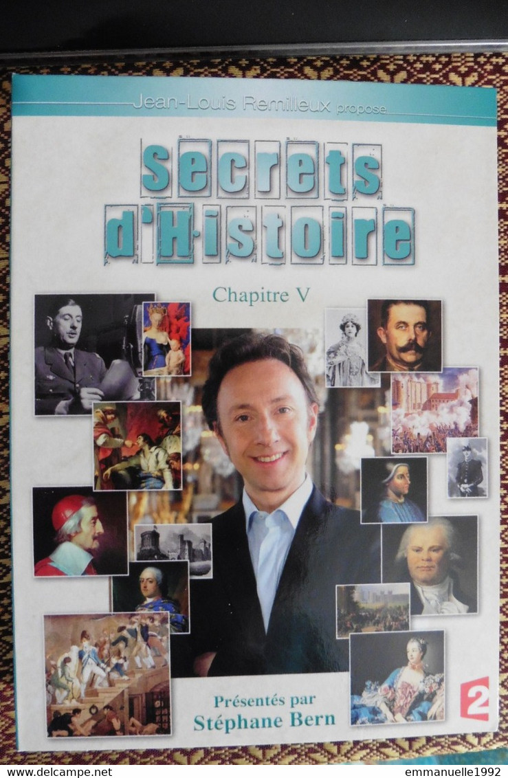 DVD Secrets D'Histoire Stéphane Bern - Cardinal De Richelieu - Saint Louis Roi - Sans Boitier - Documentary