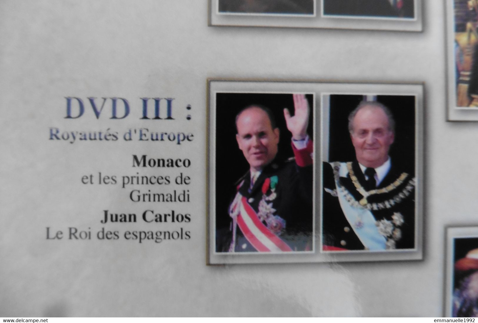 DVD Secrets D'Histoire Stéphane Bern - Monaco Princes Grimaldi - Roi Juan Carlos - Sans Boitier - Documentari