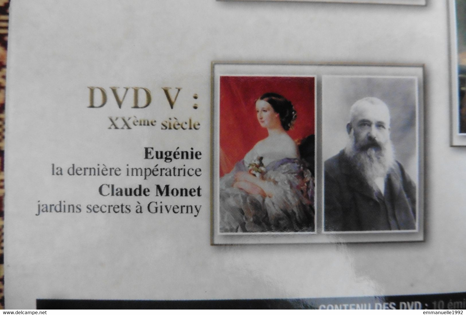 DVD Secrets D'Histoire Stéphane Bern - Impératrice Eugénie - Claude Monet Et Giverny - Sans Boitier - Documentary