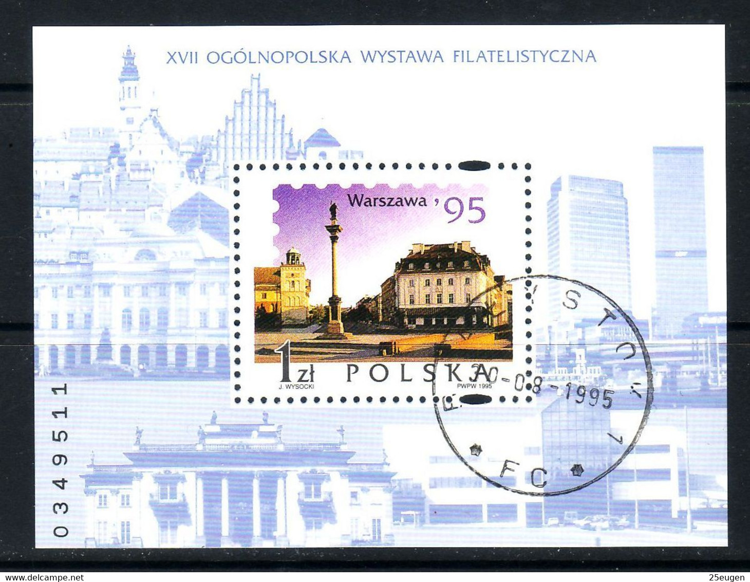 POLAND 1995 MICHEL No: Bl 127 USED - Used Stamps