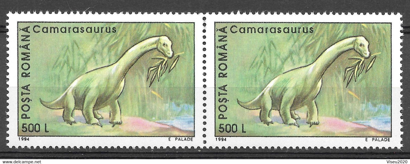 Dinosaurs - Scott 3904 Camarasaurus - 500 L  - 1994 - Unused Stamps