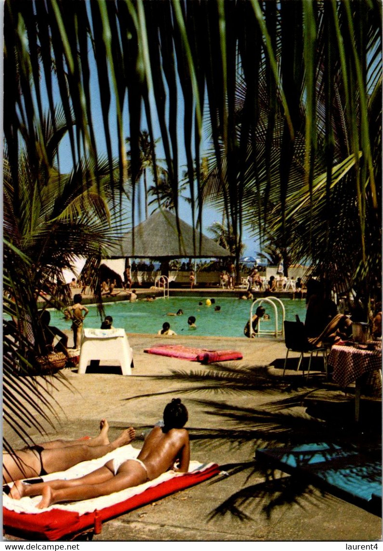 (1 L 48) Côte D'Ivoire (Ivory Coast) Abidjan Hotel Palm Beach (swimming Pool) - Côte-d'Ivoire