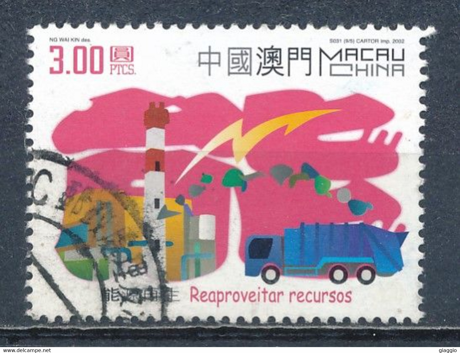 °°° MACAO MACAU - Y&T N°1102 - 2002 °°° - Used Stamps