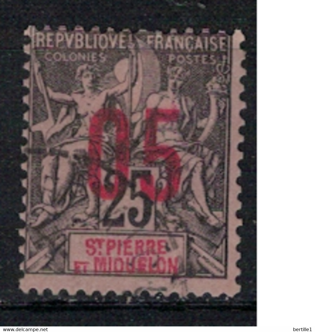 SAINT PIERRE ET MIQUELON           N°  YVERT 98   OBLITERE    ( OB   10/20 ) - Used Stamps