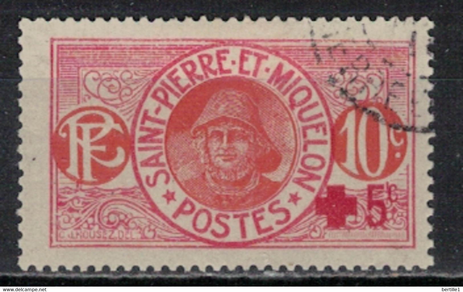 SAINT PIERRE ET MIQUELON           N°  YVERT 105   OBLITERE    ( OB   10/20 ) - Oblitérés