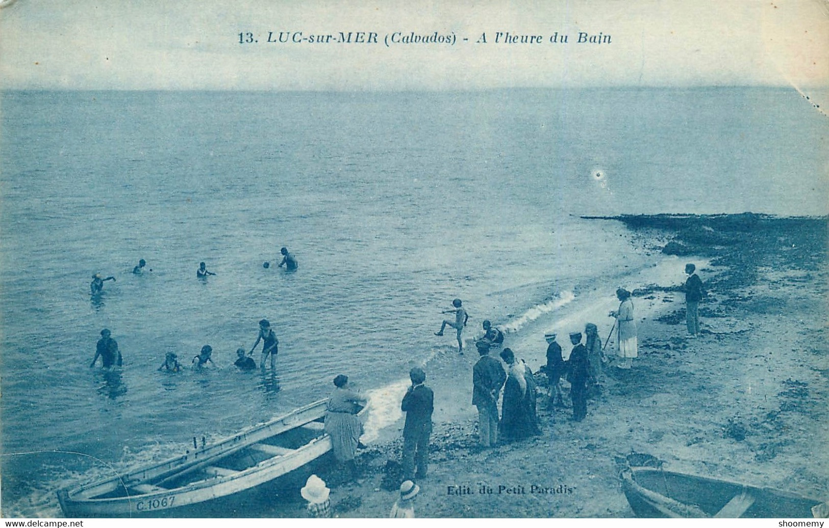 CPA Luc Sur Mer-l'heure Du Bain-13     L1812 - Luc Sur Mer