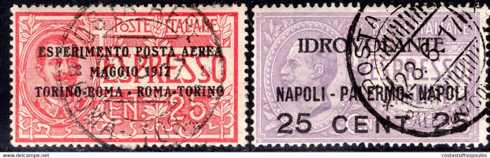 1096.ITALY,1917 C1,C2 - Airmail