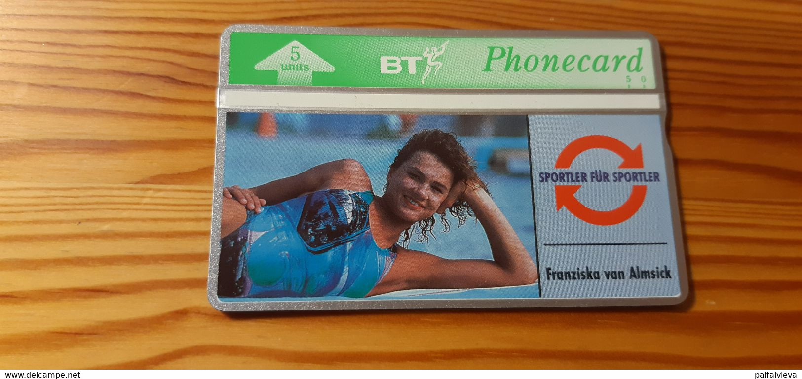 Phonecard United Kingdom - Swimming, Franziska Van Almsick - BT Emissions Etrangères