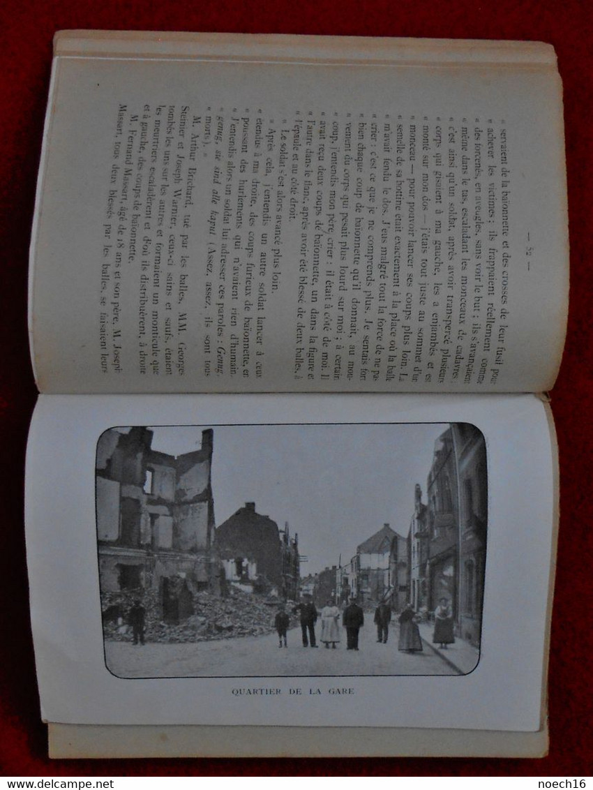 Guerre 14-18 La Tragédie De Tamines, 2ème édition Avec Plan Du Quartier, Illustré Par Des Cartes Postales Anciennes - War 1914-18