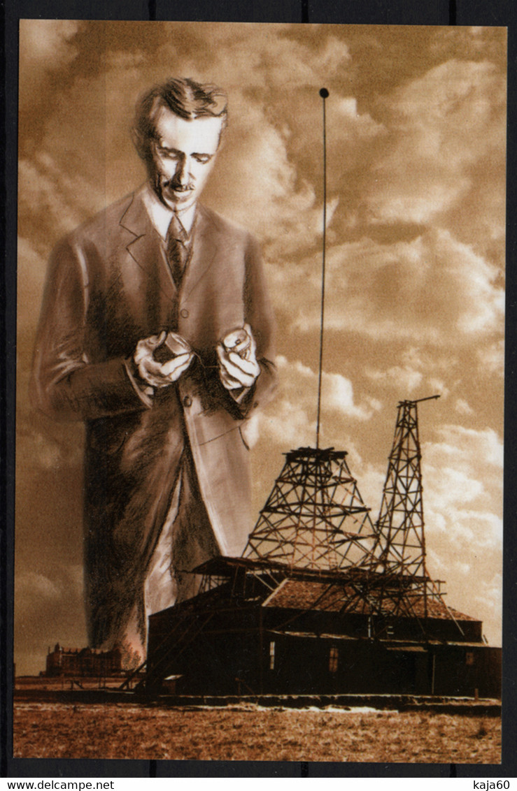 02. Yugoslavia Serbia And Montenegro 2006 Nikola Tesla, Postcard - Cartes-maximum