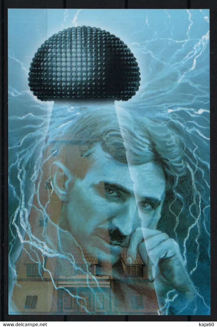 03. Yugoslavia Serbia And Montenegro 2006 Nikola Tesla, Postcard - Cartes-maximum