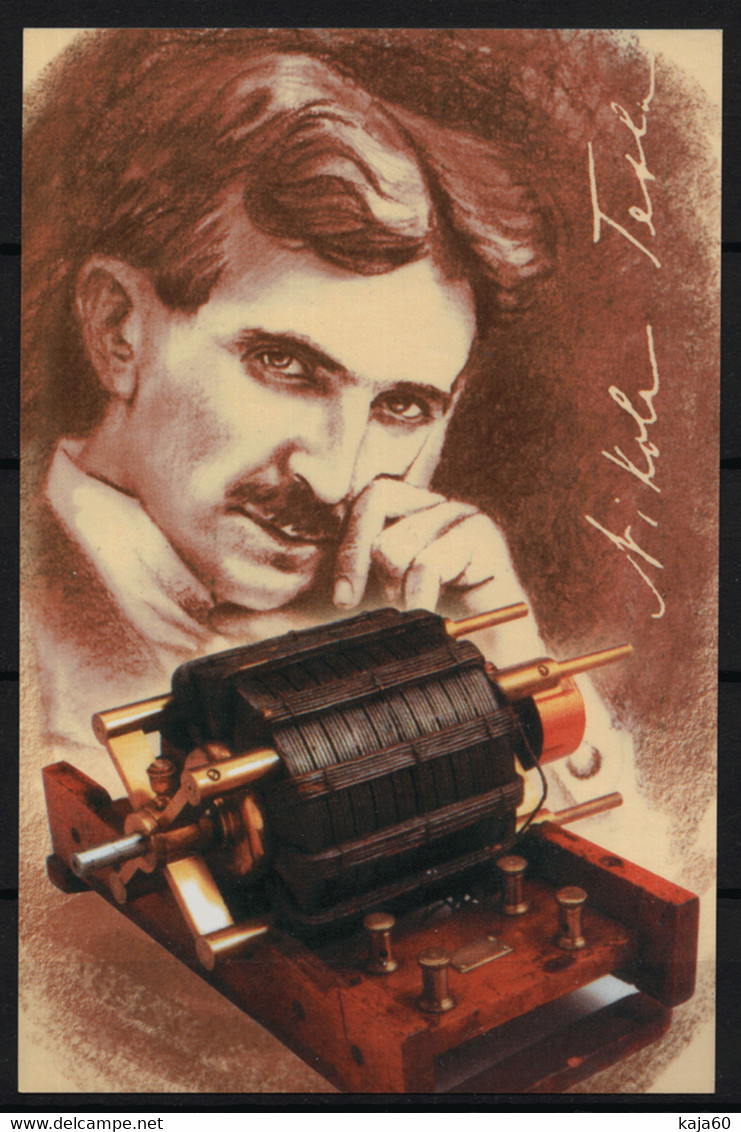 05. Yugoslavia Serbia And Montenegro 2006 Nikola Tesla, Postcard - Cartes-maximum