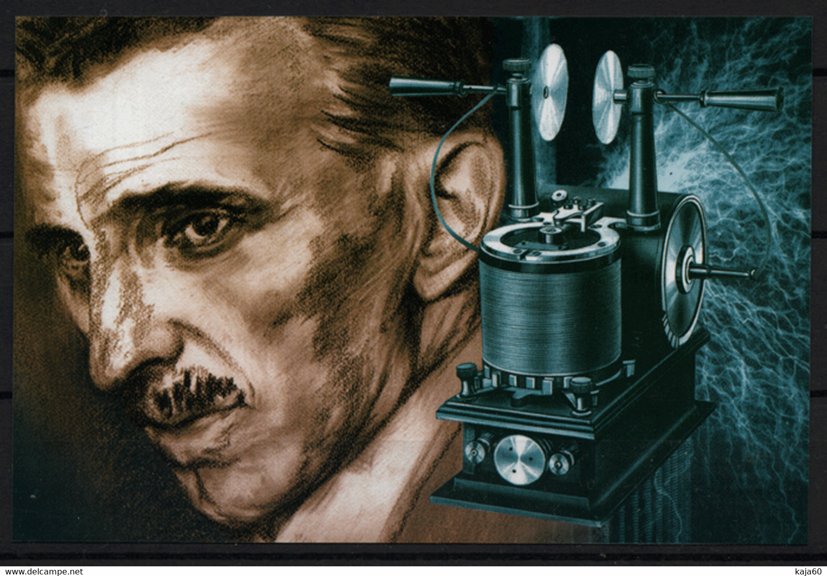 08. Yugoslavia Serbia And Montenegro 2006 Nikola Tesla, Postcard - Cartes-maximum