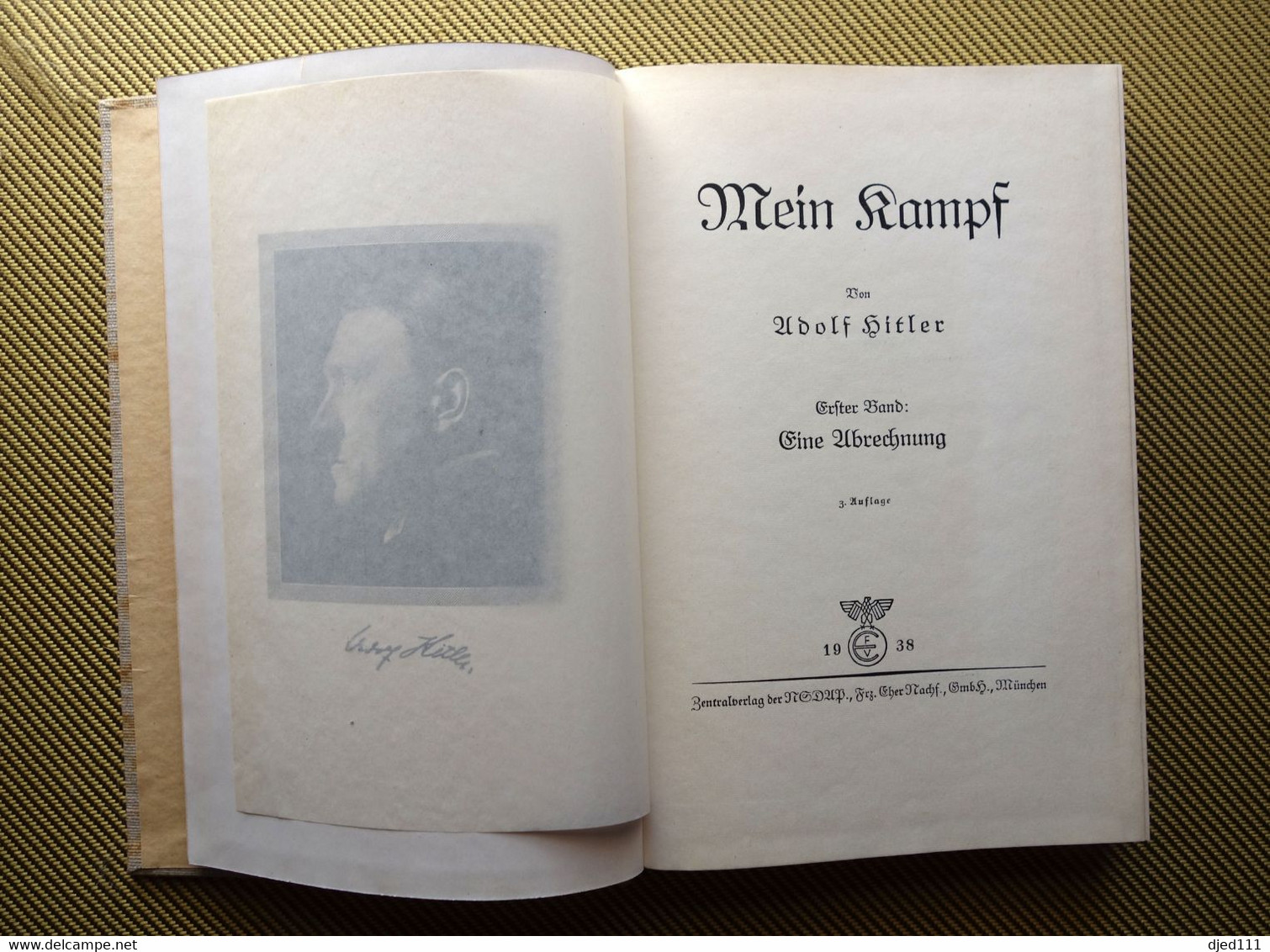 Mein Kampft - édition 1937/1938 Deux Tomes - 5. Wereldoorlogen