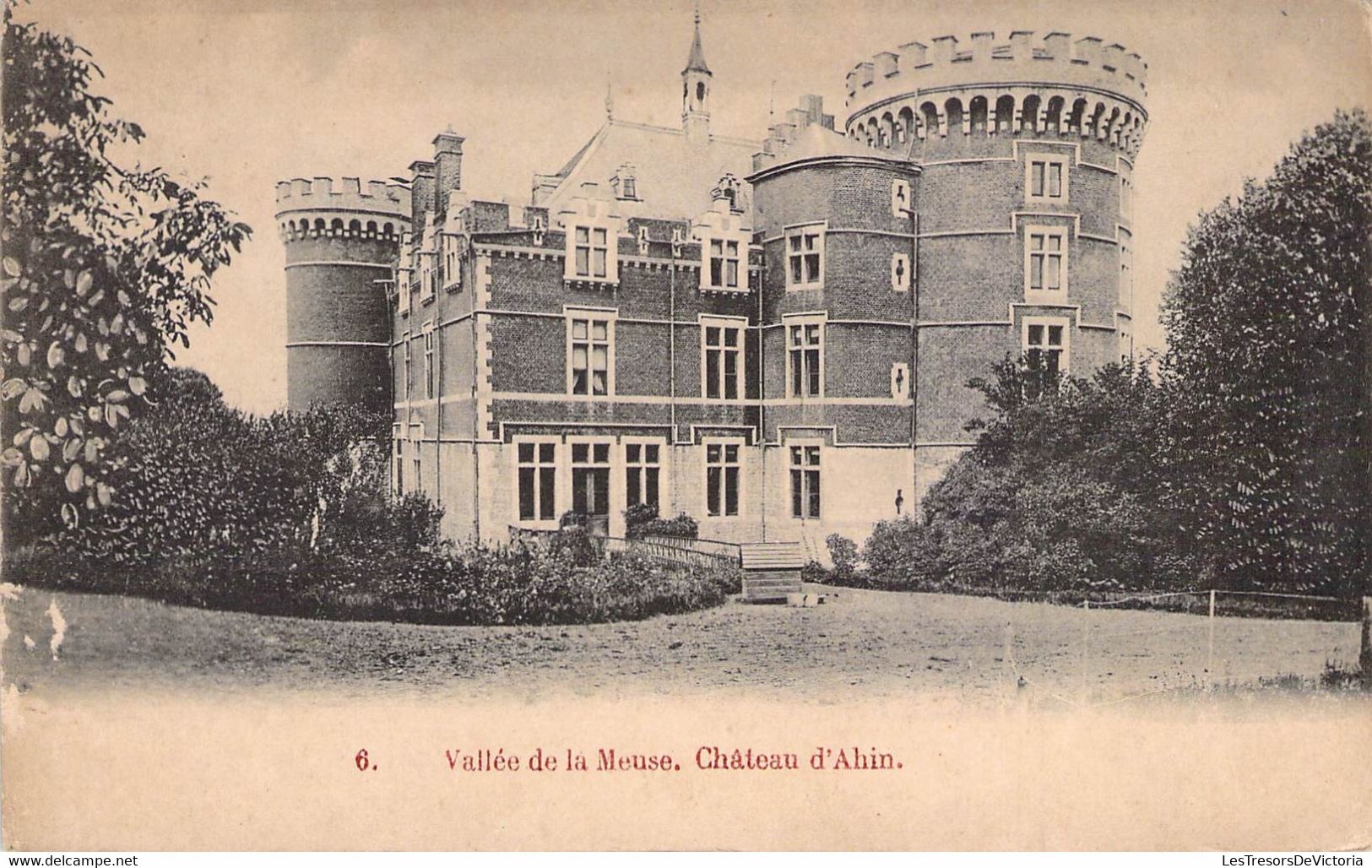 CPA - Belgique - Huy - Vallée De La Meuse - Chateau D'Ahin - Dos Non Divisé - Hoei