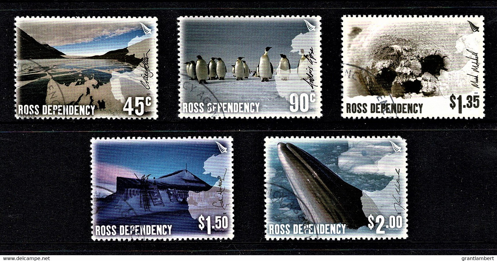 New Zealand 2005 Ross Dependency Through The Lens - Photography  Set Of 5 Used - See Notes - Used Stamps