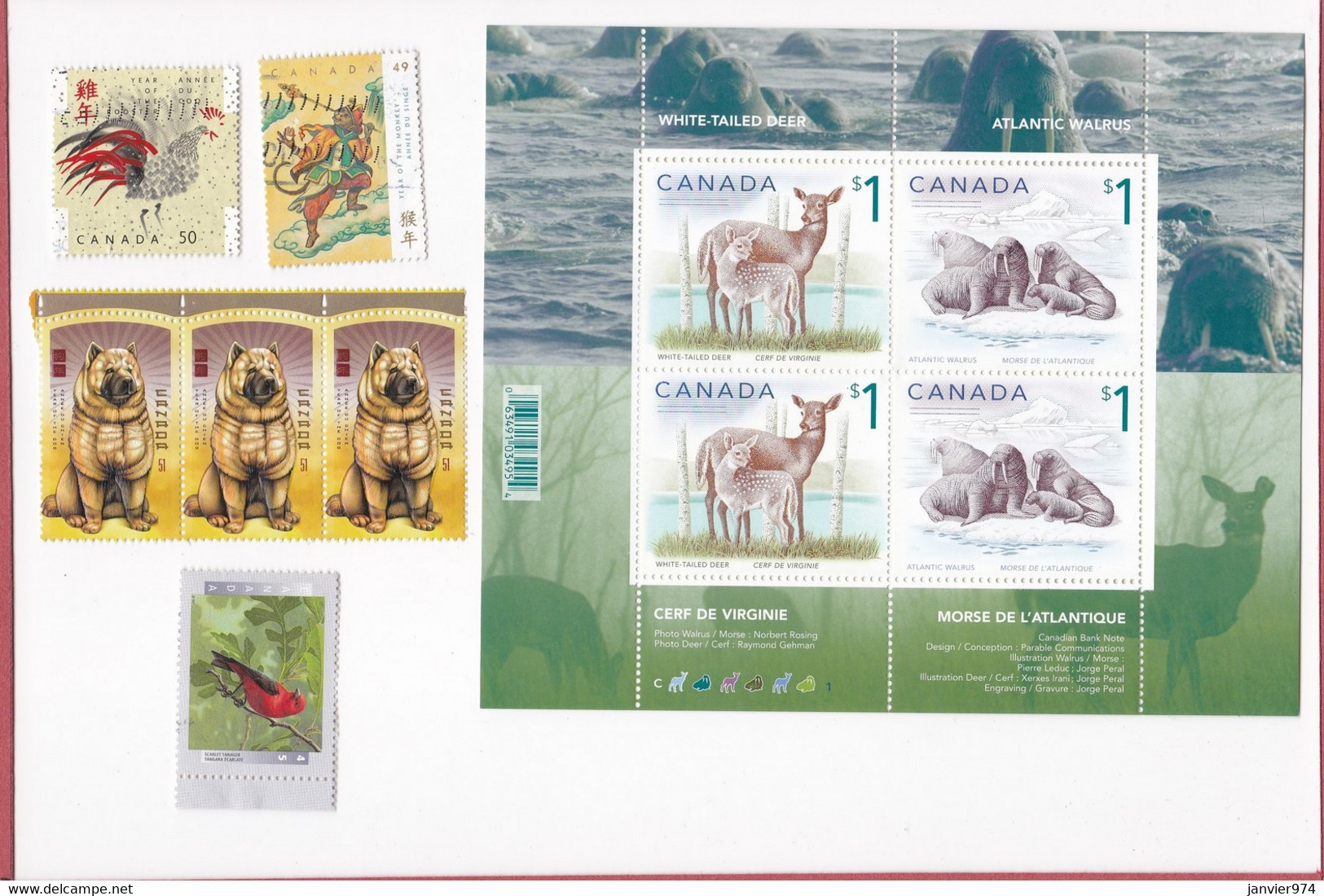 Canada ,  Plusieurs Blocs , Soit Au Total 86 Timbres Neufs , Voir 20 Scan Recto Verso. - Blocs-feuillets