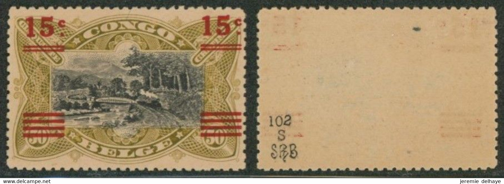 Congo Belge - Mols (Récupération) N°87B** Neuf Sans Charnières (MNH) / Signé. - 1884-1894