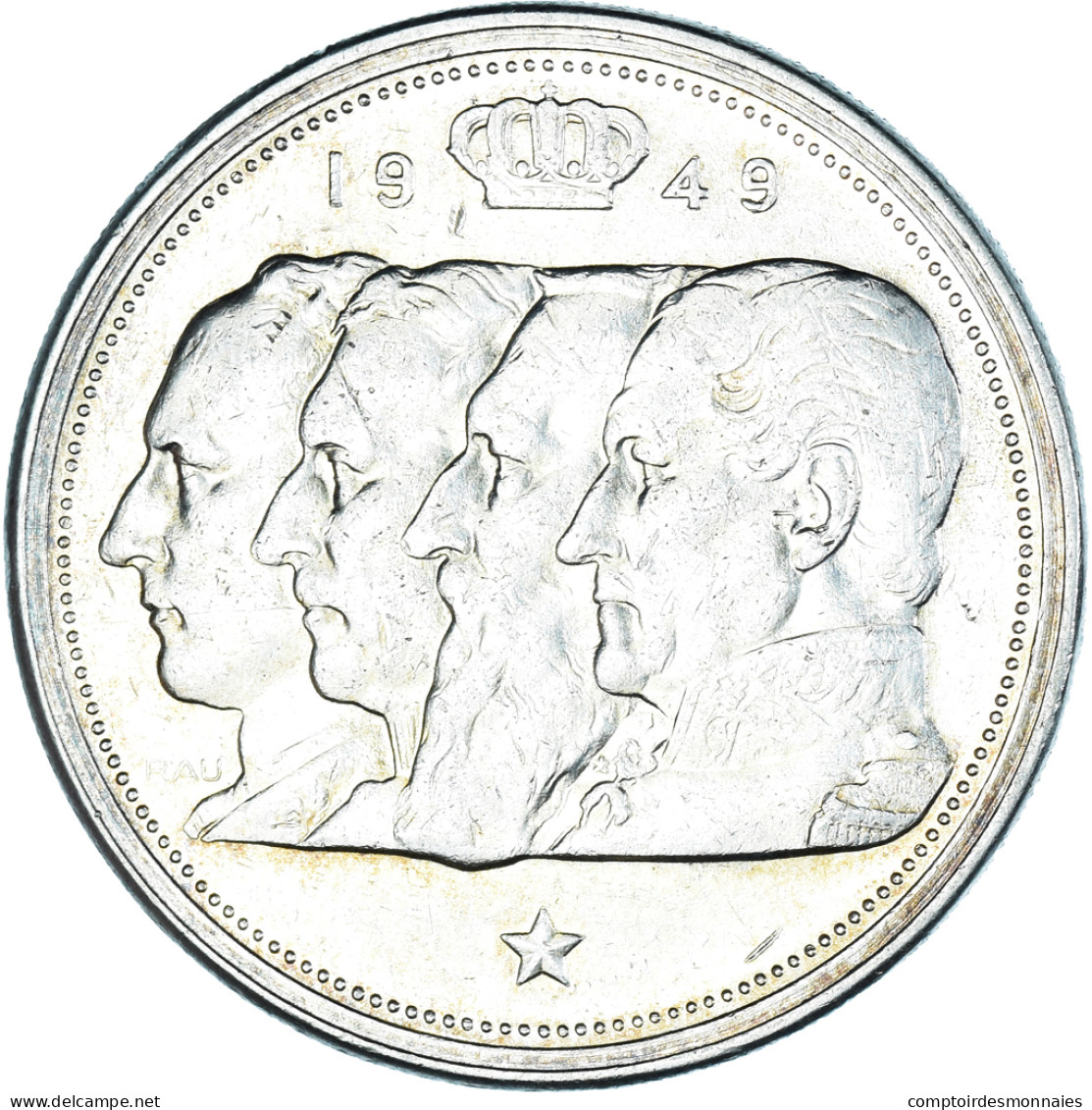 Monnaie, Belgique, Régence Prince Charles, 100 Francs, 100 Frank, 1949 - 100 Franc