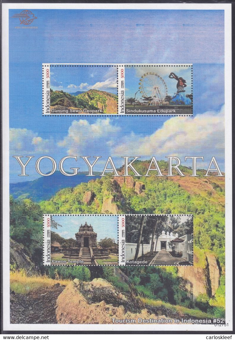 Indonesia - Indonesie Special New Issue 2022 Tourism Yogyakatra (MS 52) - Indonesia