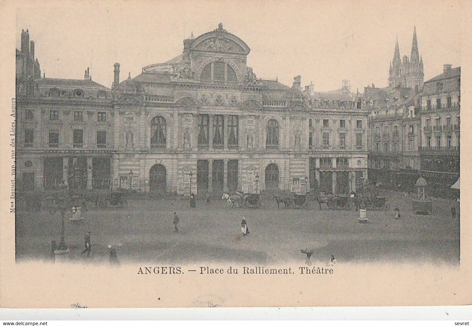 ANGERS. - Place Du Ralliement. Théâtre - Angers