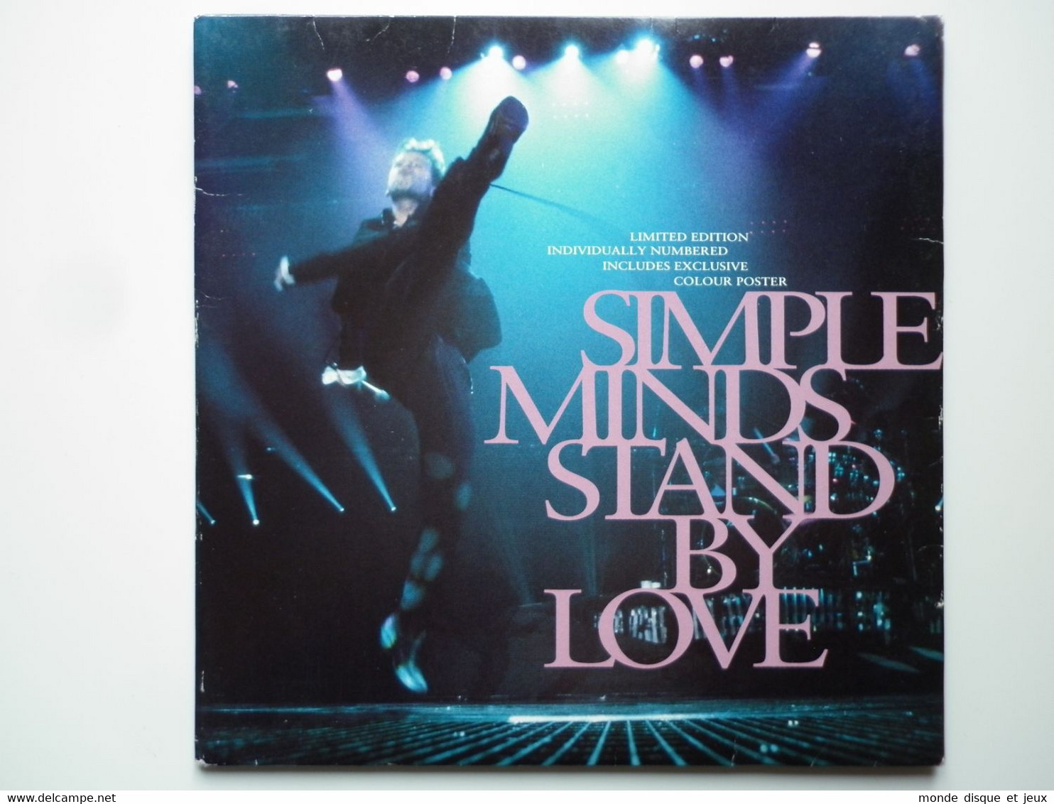 Simple Minds 45Tours SP Vinyle Stand By Love + Poster + Enveloppe - 45 T - Maxi-Single