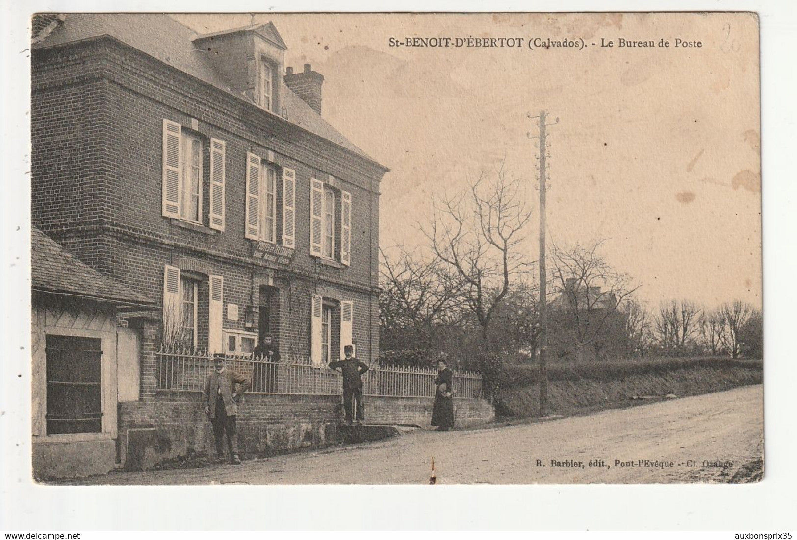 SAINT BENOIT D'EBERTOT - LE BUREAU DE POSTE - 14 - Andere & Zonder Classificatie