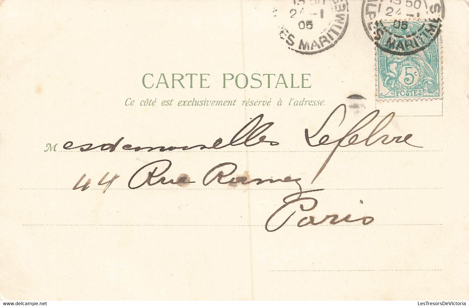 CPA Souvenir De Nice - Trefle - Carte Multivues - Carte Circulée En 1905 - Greetings From...