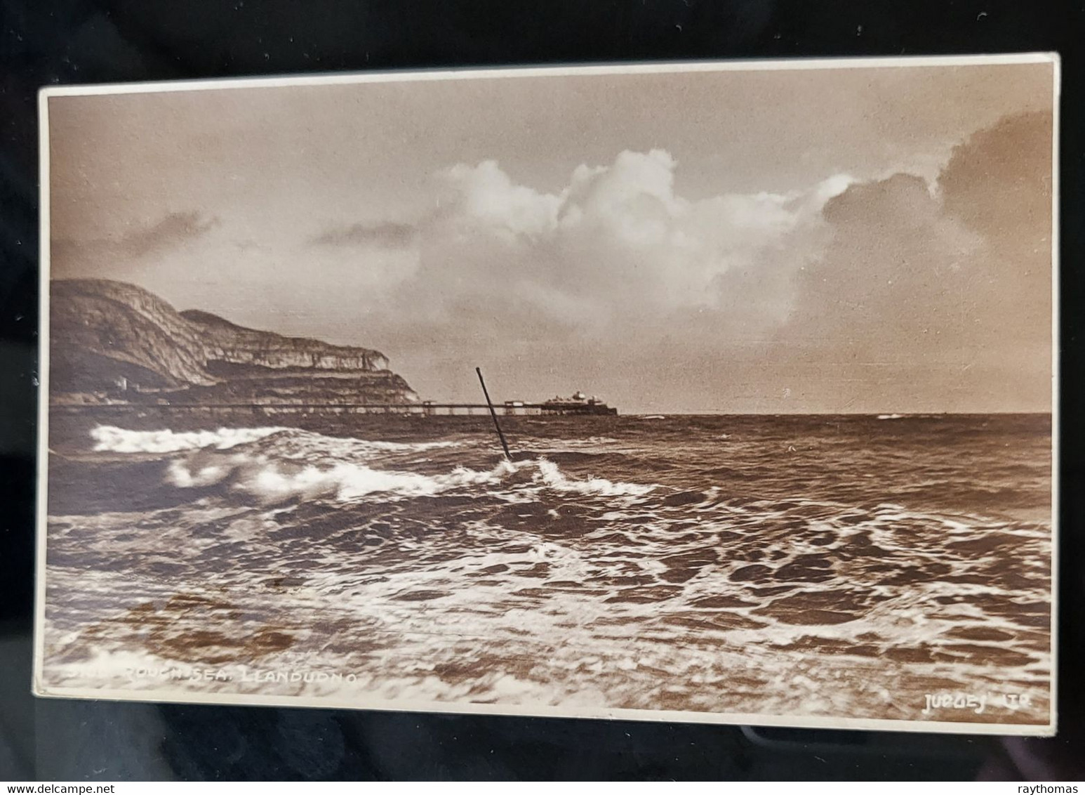 2 OLD,  UNUSED,  GOOD QUALITY CARDS OF LLANDUDNO-VERY BEAUTIFUL / ALL ACTION  BEACH SCENES, LLANDUDNO,  NORTH WALES - Denbighshire