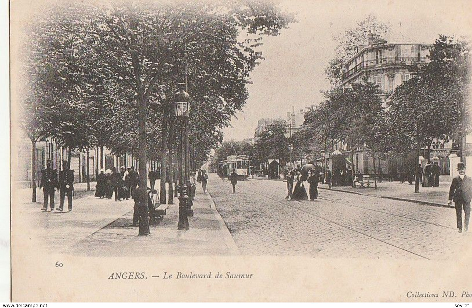 ANGERS. - Le Boulevard De Saumur. Carte Précurseur - Angers