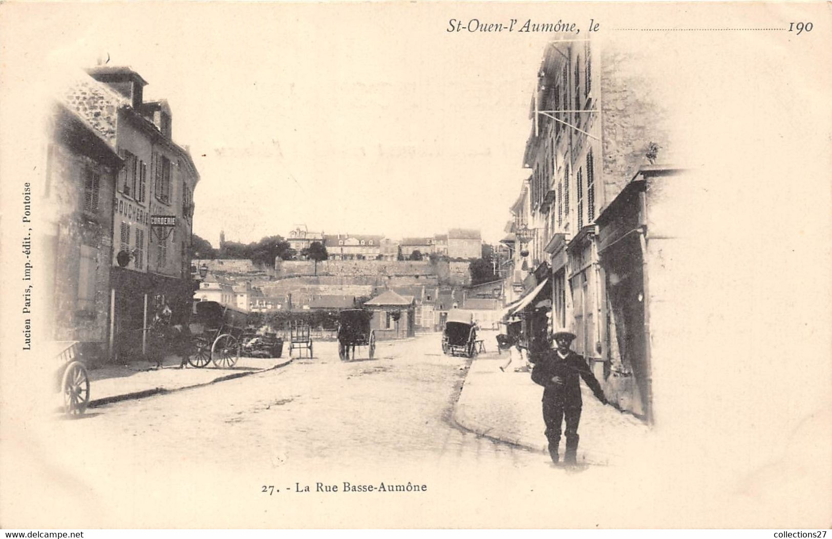 95-SAINT-OUEN-L'AUMONE- LA RUE BASSE-AUMÔNE - Saint-Ouen-l'Aumône