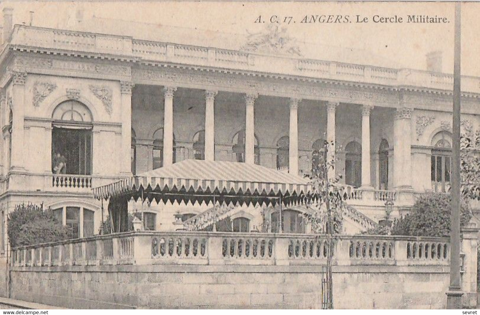 ANGERS. -  Le Cercle Militaire. Cliché Pas Courant - Angers