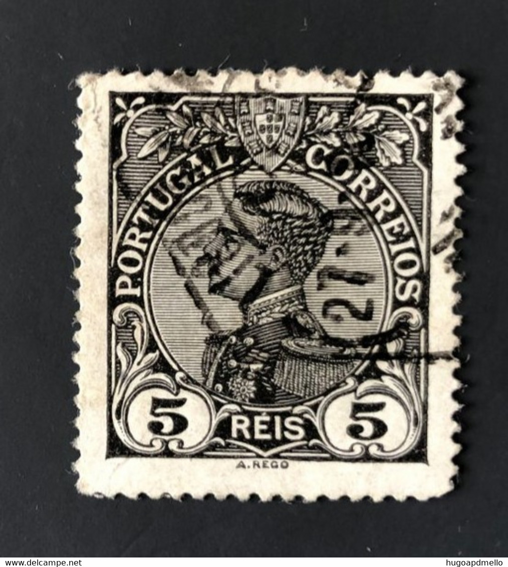 PORTUGAL, Used Stamp , « D. MANUEL II », 5 R., 1910 - Oblitérés