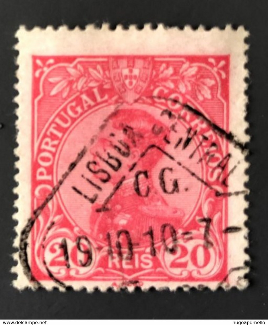 PORTUGAL, Used Stamp , « D. MANUEL II », 20 R., 1910 - Used Stamps