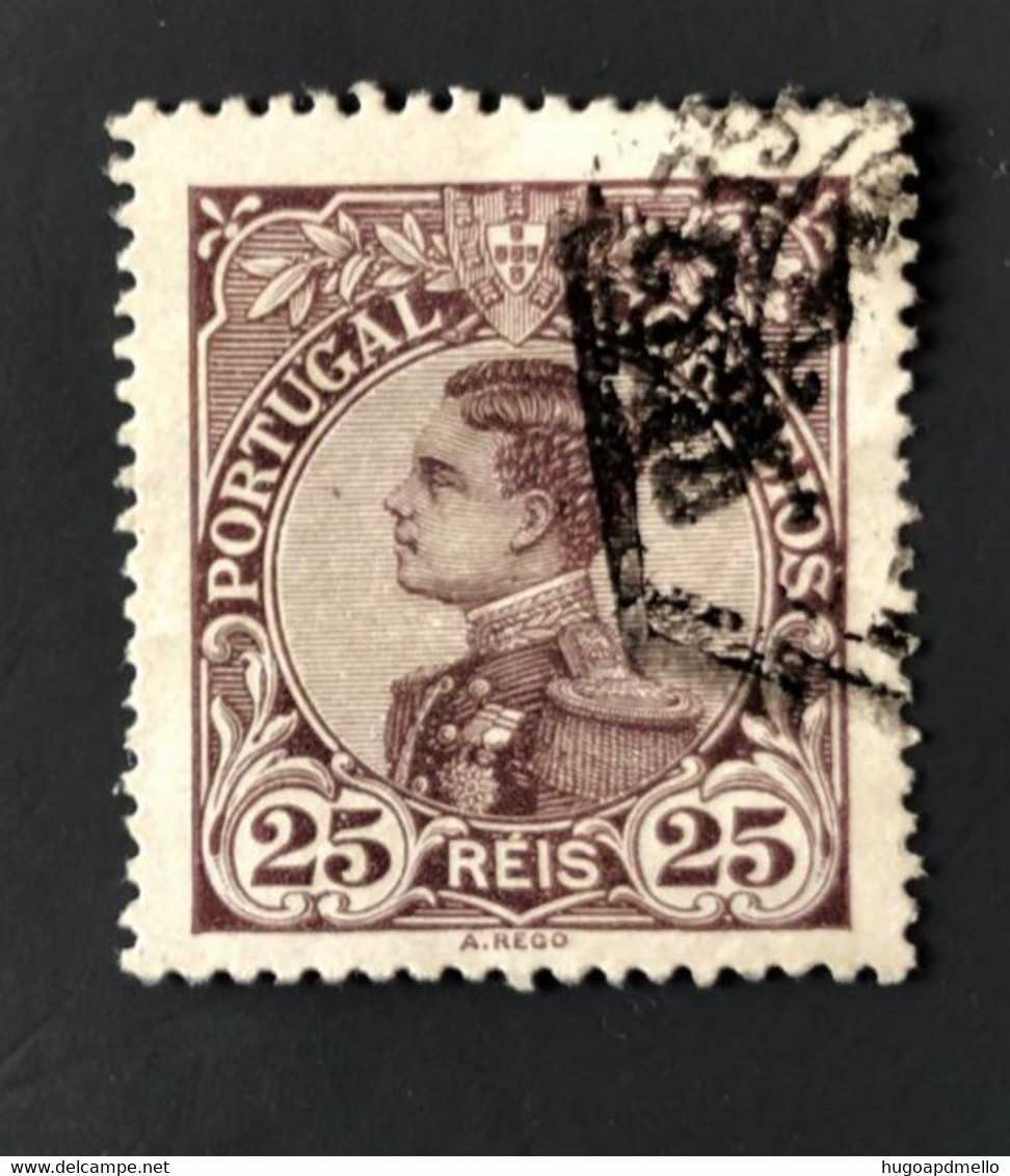 PORTUGAL, Used Stamp , « D. MANUEL II », 25 R., 1910 - Oblitérés