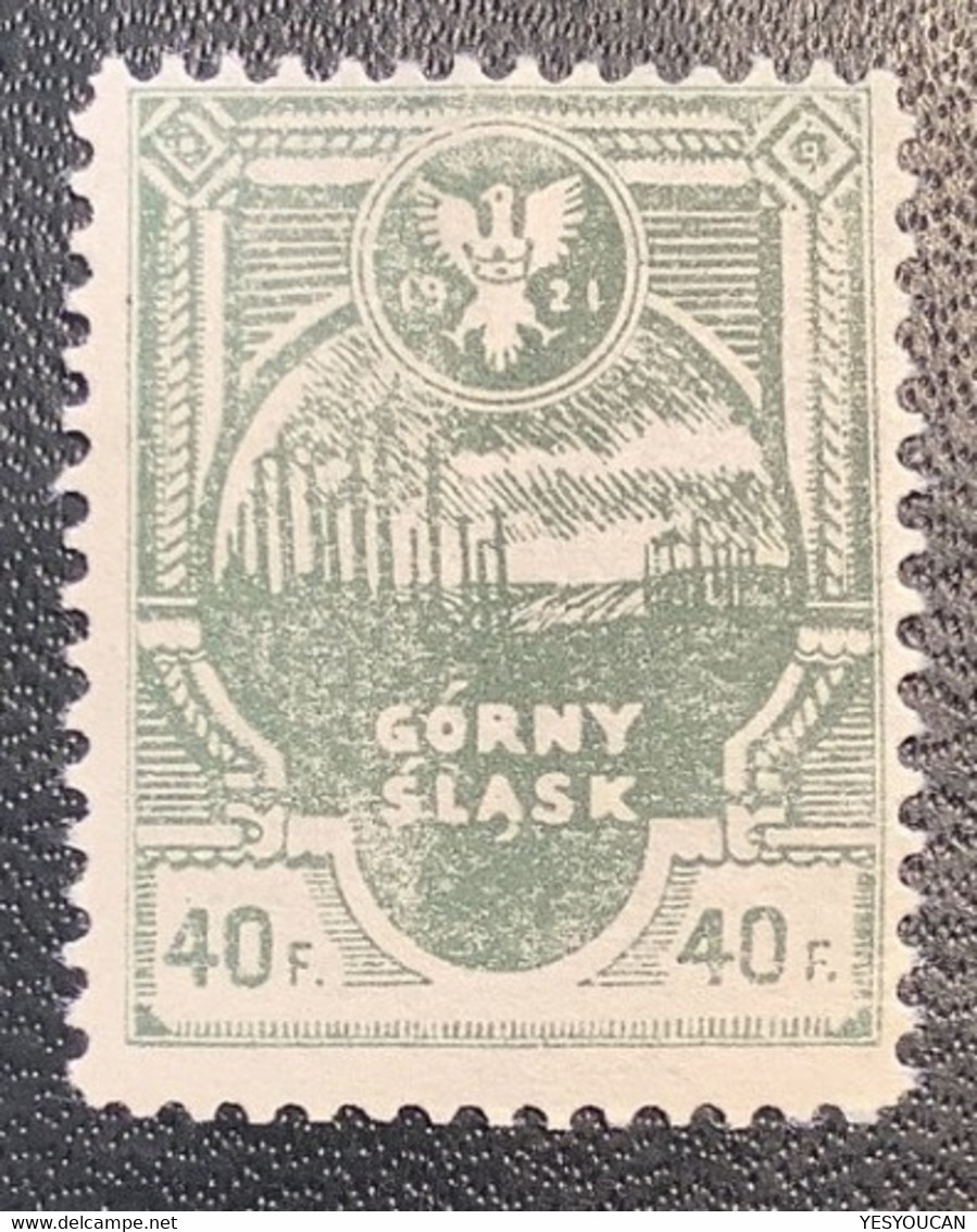 GRUBER BPP #4A*Östliches Oberschlesien 1921(Haute Silésie Insurection Upper Silesia Gorny Slask Poland Polen WW1 - Otros & Sin Clasificación