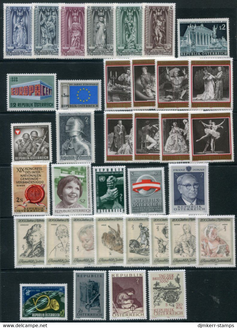 AUSTRIA 1969 Complete  Issues MNH / **.  Michel 1284-319 - Nuovi