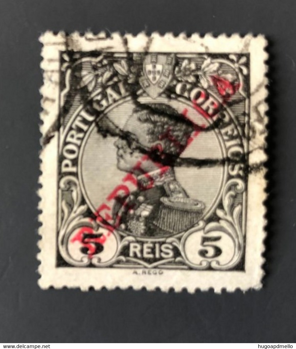 PORTUGAL, Used Stamp , « D. MANUEL II » With Overprint "REPUBLICA", 5 R., 1910 - Gebraucht