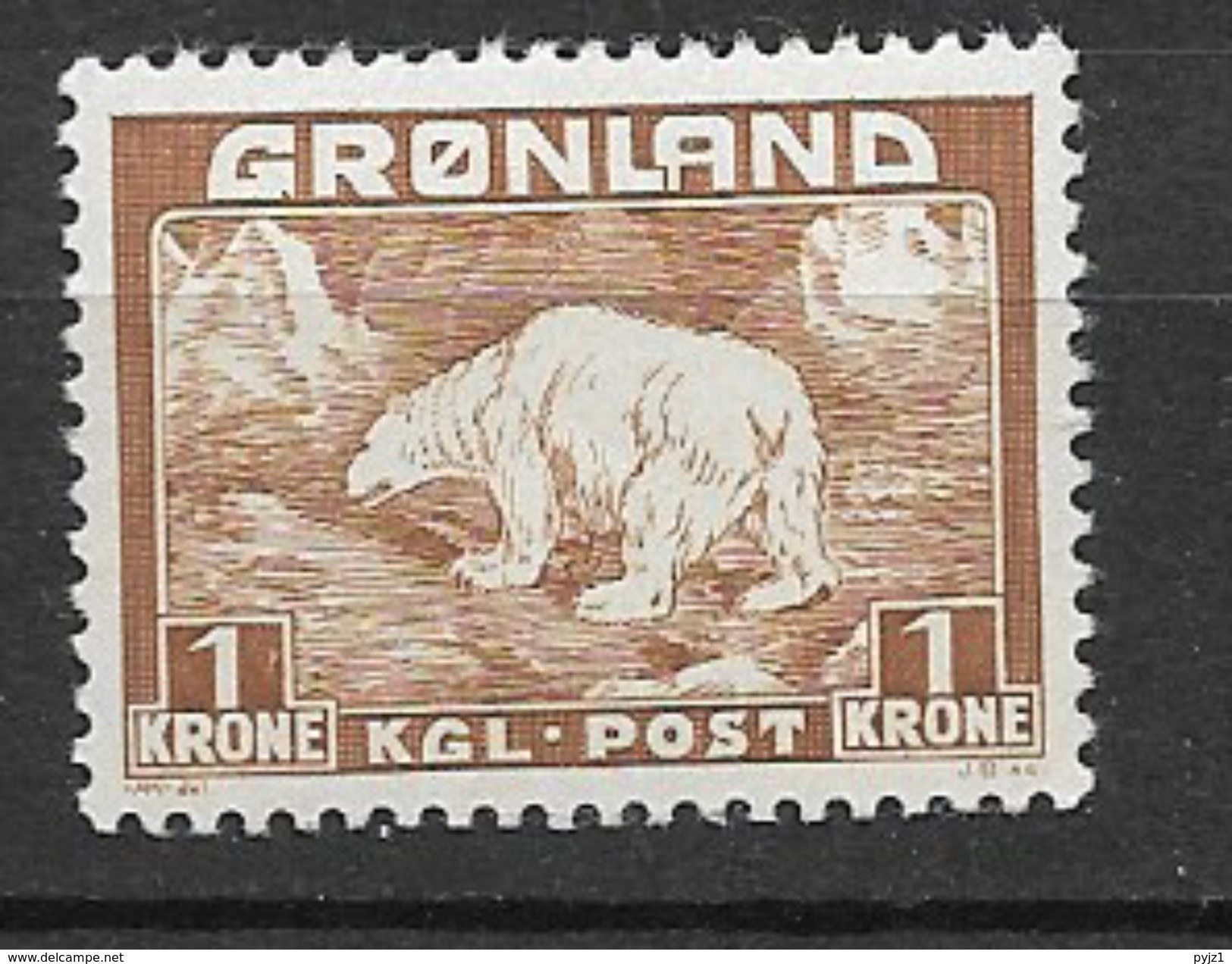 1938 MNH Greenland, Postfris** - Neufs