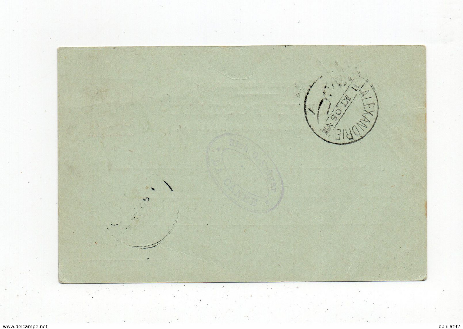 !!! ENTIER POSTAL DE CRETE POUR LE CAIRE, CACHET DE LA CANEE DU 9/11/1905 - Other & Unclassified