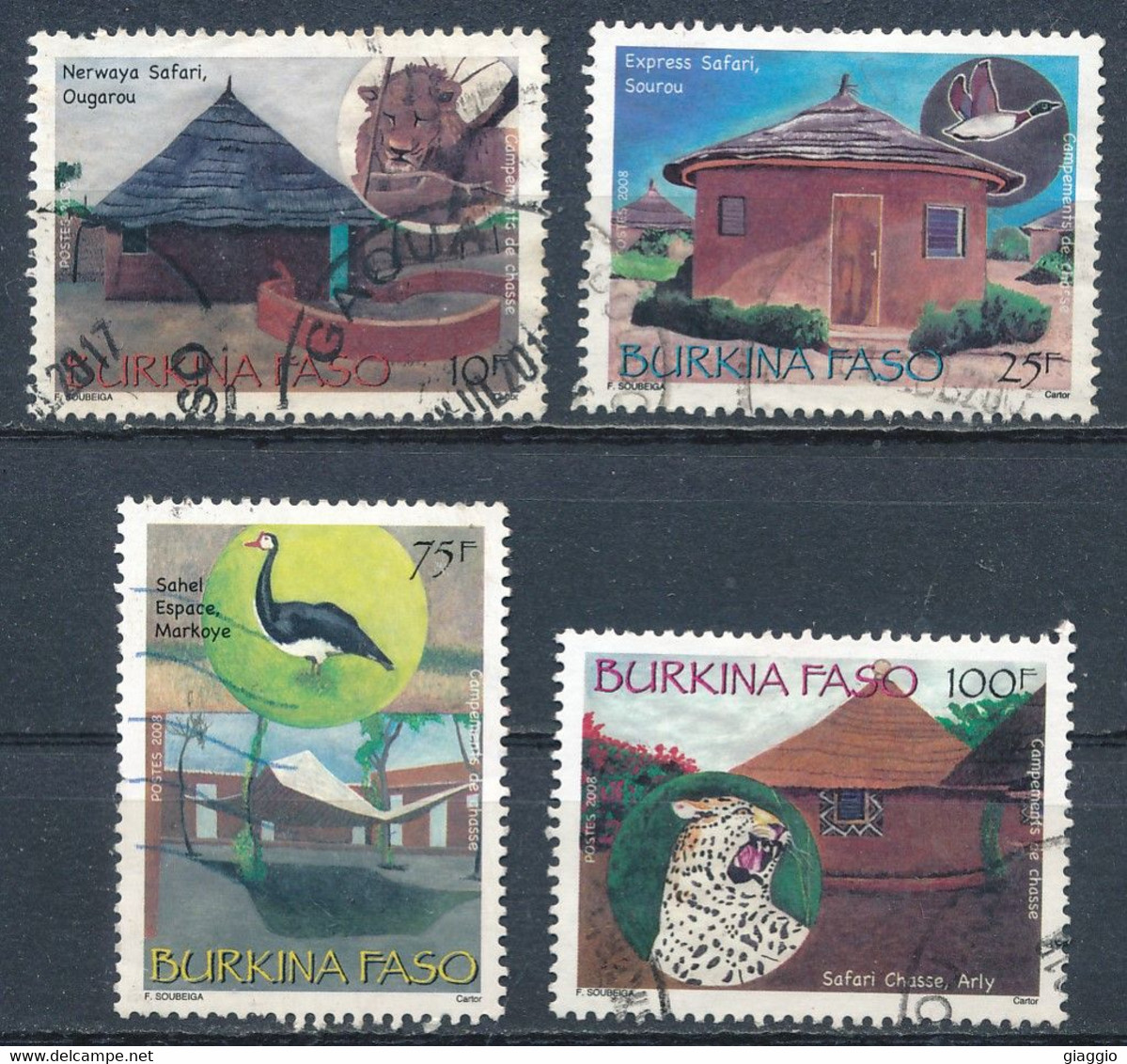 °°° BURKINA FASO - Y&T N°1343/46 - 2008 °°° - Burkina Faso (1984-...)