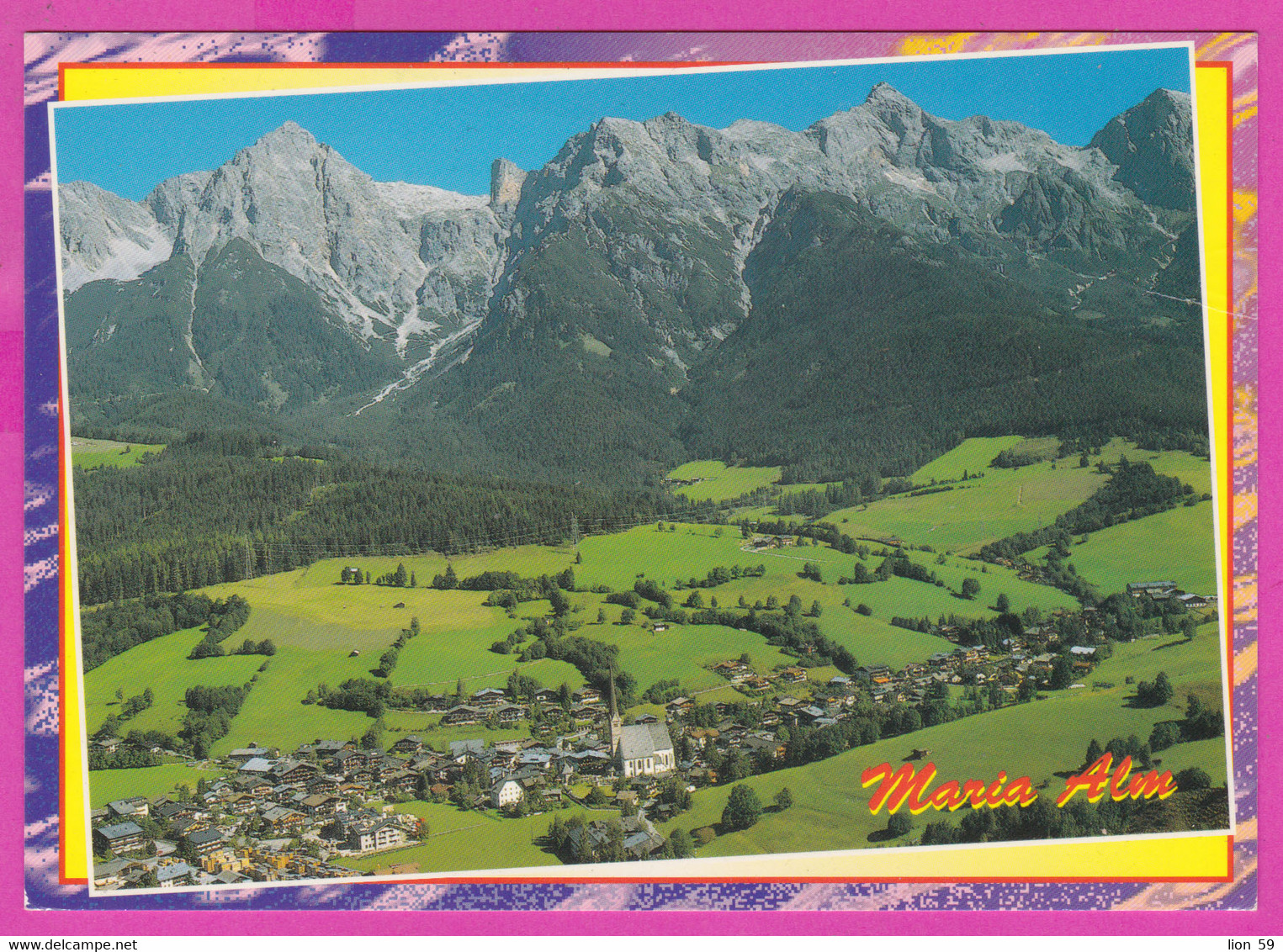 281133 / Austria Salzburg * Blick Auf Maria Alm Am Steinernen Meer - Luftbildaufnahme PC Österreich Autriche - Maria Alm