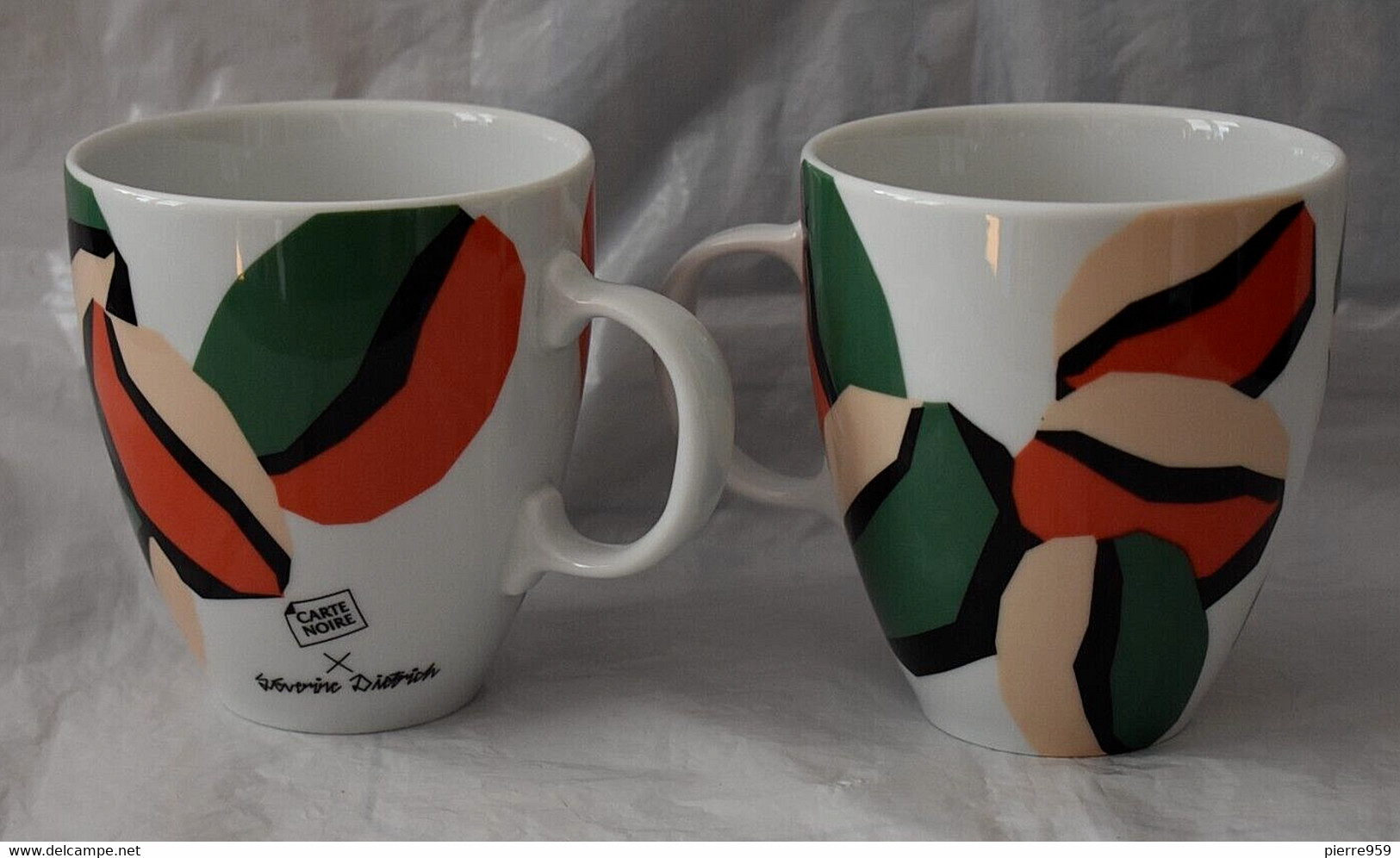 2 Mugs "Carte Noire" - Tasses