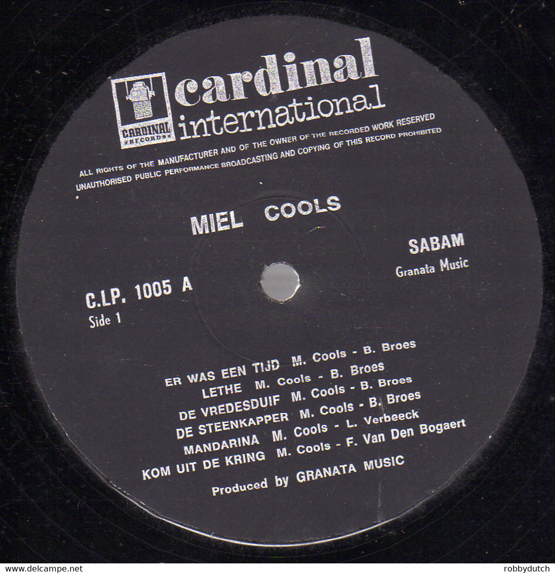 * LP * MIEL COOLS - SAME (Belgium 1965 EX-!!) - Other - Dutch Music